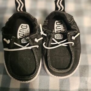 Hey Dude Black Kids Shoes